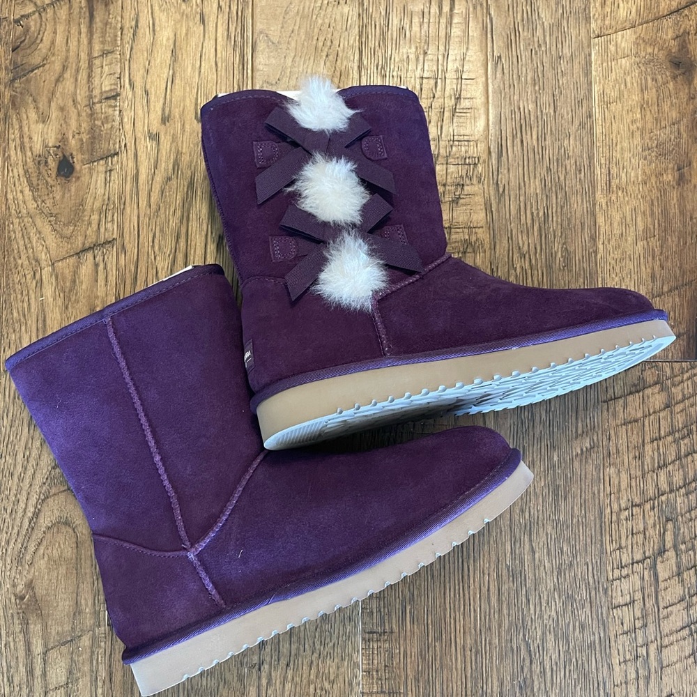 Koolaburra Purple Suede Winter Boots
